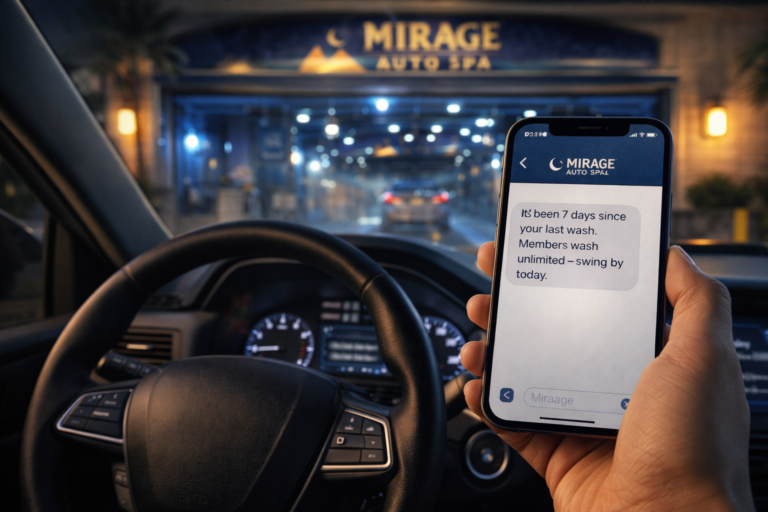 How SMS Marketing Increases Car Wash Loyalty and Membership Growth